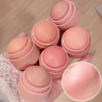 6 Color Blush Ball Peach Pinkish Blush Monochrome Matte Mist Instant Makeup For Any Crowd To Enhance The Complexion And Make The Skin Look Flawless