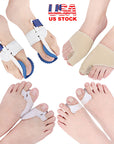 Bunion Corrector Night Time Bunion Splints Bunion Relief Protector Sleeves Kit For Bending Toe Overlapping Toe Hallux Valgus