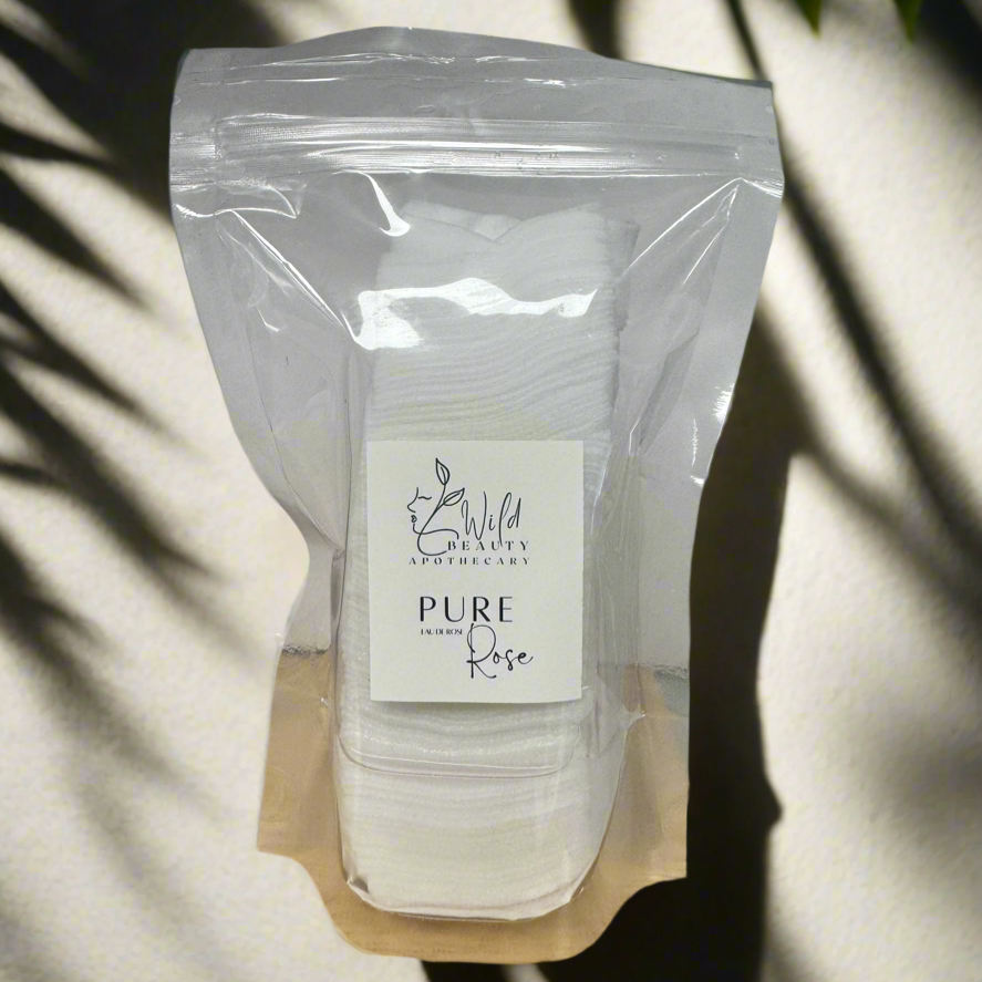 Rose Floral Toning Pads – Hydrating & Balancing Bulgarian Rose Water Pads