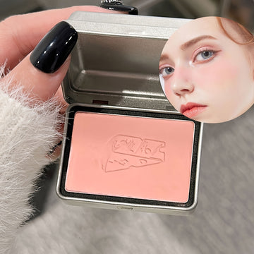 4 Color Optional Iron Box Monochrome Blush Palette Peach Color Brightening Complexion And Contouring Make The Whole Person Look Beautiful