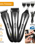 SHINON Men Electric Hair Clipper Trimmer Rechargeable Beard Shaver Razor Nose Trimmer Set