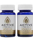 Active CBD Oil Water Soluble Broad Spectrum CBD Capsules 750/1500mg | ACC30CT