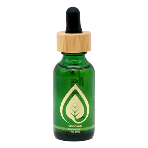 MCT/CBD Tincture 1000 mg 1 oz - Natural (unflavored) - Free Shipping