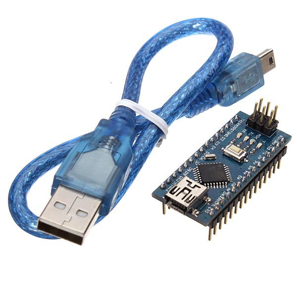 NANO IO Shield Expansion Board + Nano V3 Improved Version With Cable Geekcreit for Arduino - products that work with official Arduino Compatible with Official Arduino Boards