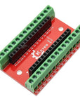 NANO IO Shield Expansion Board + Nano V3 Improved Version With Cable Geekcreit for Arduino - products that work with official Arduino Compatible with Official Arduino Boards