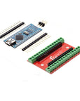 NANO IO Shield Expansion Board + ATmega328P Nano V3 Controller Versatile Expansion for Arduino Projects