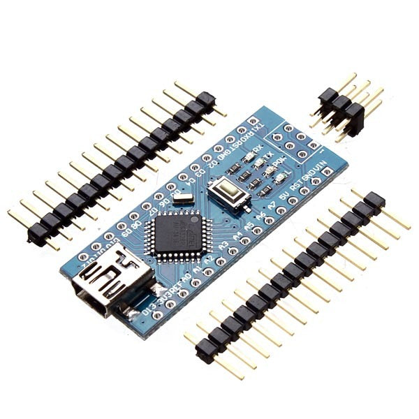 NANO IO Shield Expansion Board + ATmega328P Nano V3 Controller Versatile Expansion for Arduino Projects