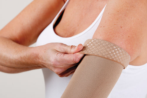 Jobst Arm Sleeve with Silicone Band 20-30 mmHg – Comfortable Compression Therapy