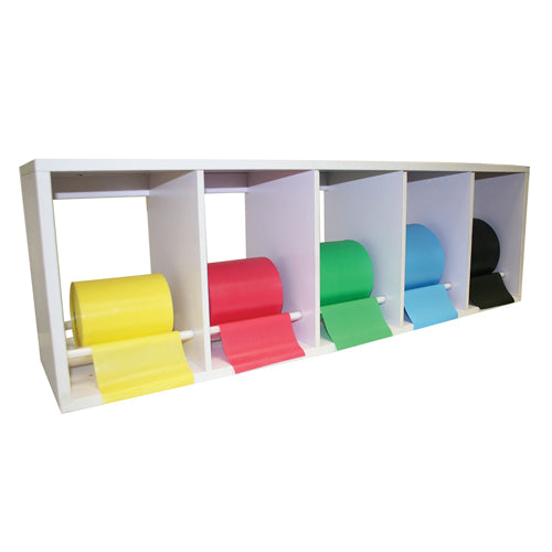 CanDo Exercise Band Storage & Dispensing Rack – Organize Fitness Bands