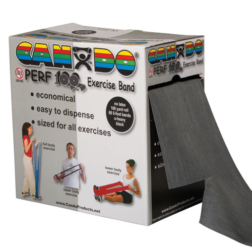 CanDo No-Latex Exercise Band 100-Yard Dispenser Box – Strength & Rehab