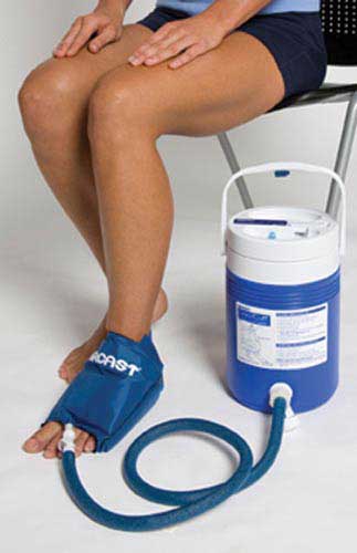 Air Cast Cryo/Cuff System – Med Foot with Cooler