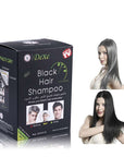 10pcs/lot Black Hair Repair Shampoo Makeup Brand