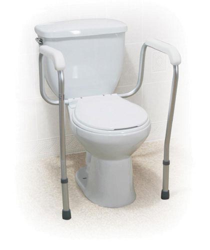 Toilet Guard Rail – Adjustable Safety Rails for Bathroom Support