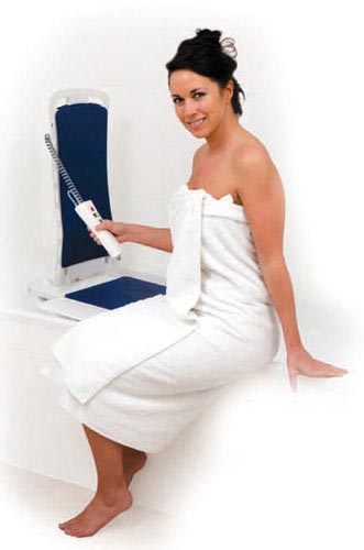 Bellavita Auto Bath Lift with White Cover – Adjustable & Safe Bathing