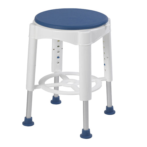 Swivel Seat Shower Stool – 360° Rotating, Height Adjustable, Retail Packed