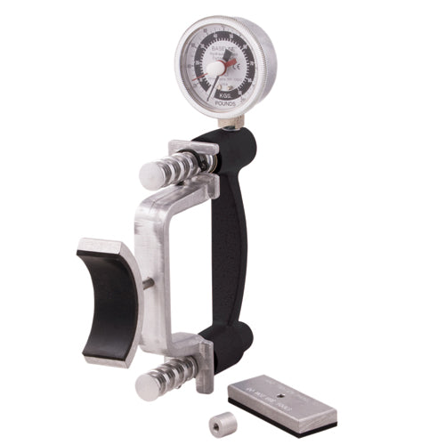 Grip Strength Dynamometer w/3 Pads – Accurate Hand Strength Measurement Tool