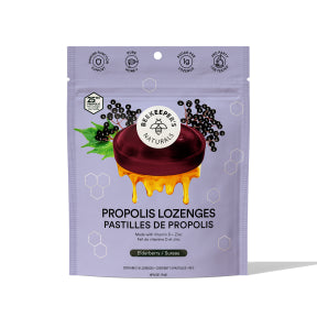 Beekeeper's Naturals Inc. - Propolis Lozenges Elderberry (50g 12)