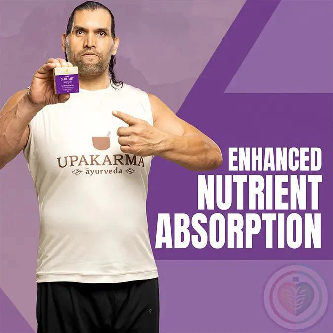 Upakarma Ayurveda Pure Shilajit Resin Form with Ashwagandha Strength & Stamina Booster