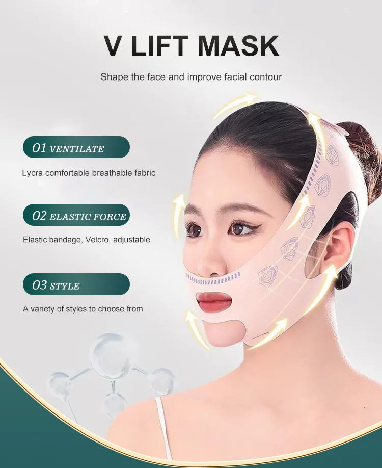 Wholesale Cheap V Face Chin Bandage – Facial Lifting & Jawline Contouring Band