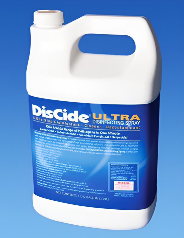 Discide Ultra Disinfectant – Gallon Case of 4, Fast-Acting & Reliable