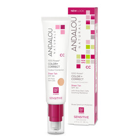 Andalou Naturals - 1000 Roses CC Sheer Tan SPF30 (58ml 6)