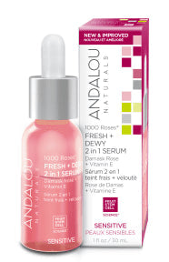 Andalou Naturals - 1000 Roses Fresh Dewy 2 in 1 Serum (30ml 6)