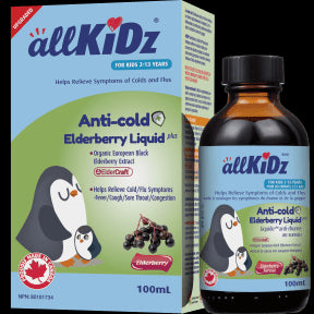 Allkidz Naturals Inc. - Anti-Cold Elderberry Liquid (100ml 6)