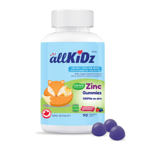 Allkidz Naturals Inc. - Zinc Gummies (90ct 6)