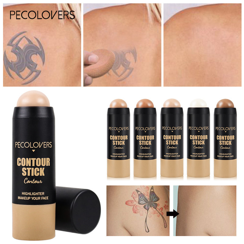 Invisible Full Coverage Concealer Cream for Flawless Skin - Smooths Wrinkles and Hides Dark Circles and Pores