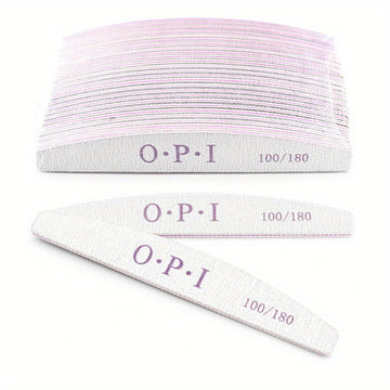 10pcs Nail File 100/180 Grit Nail Polishing Files, Sanding Strip Rubbing Strip, Double Sided Polishing Strip Nail Files, Mini Fingernail Files, Manicure Pedicure Tool