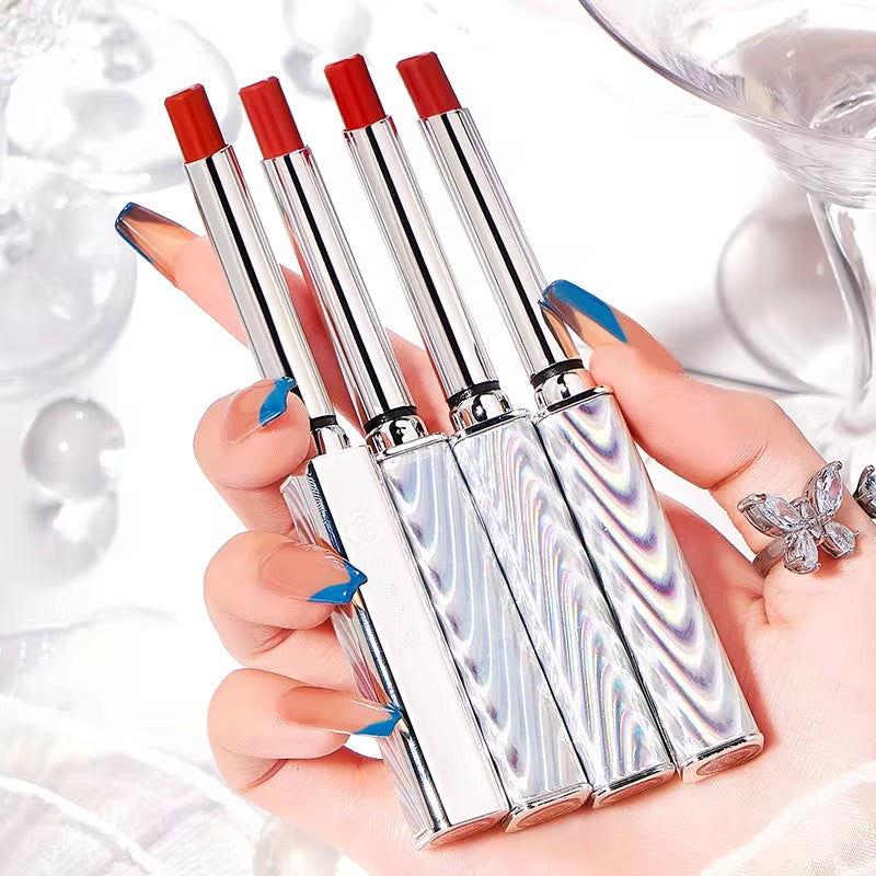 Chic Sleek Silver Red Lipstick – Bold Red, Vegan & Cruelty-Free