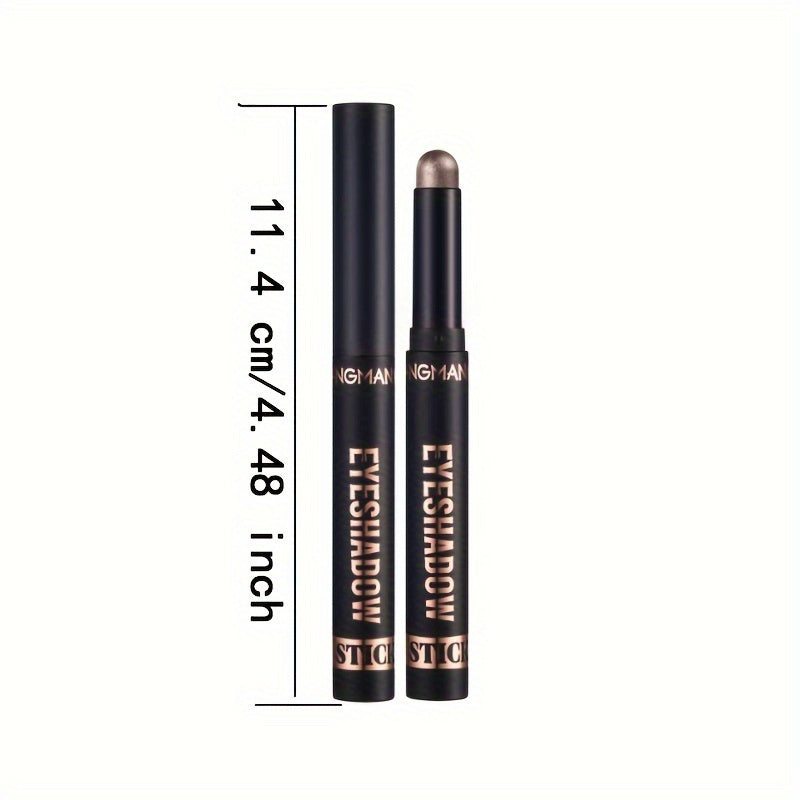 8 Colors Eyeshadow Stick, Pearly Glitter Matte Finish, Natural Long Lasting Waterproof Eyeshadow Stick