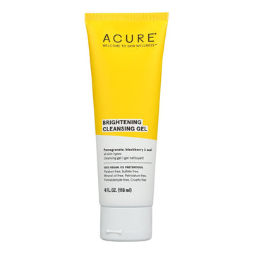 Acure  Brightening Cleansing Gel  Pomegranate Blackberry & Acai  118ml