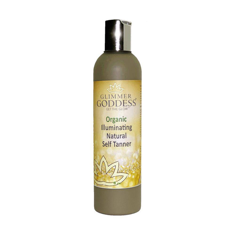 Gimmer Goddess Organic Illuminating Natural Tanner self  Sunless Tanning Lotion 8Oz