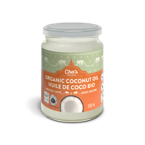 Cha's Organics - Deodorized Coconut Oil (500ml 6)