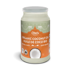 Cha's Organics - Deodorized Coconut Oil (1L 6)