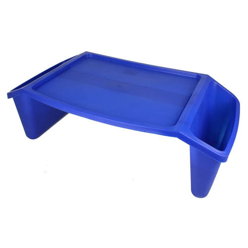 Bed Tray with Side Pockets – Blue