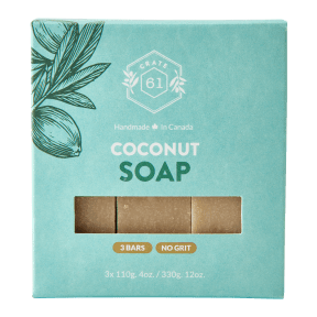 Crate 61 Organics Inc. - Coconut Bar Soap (3pk 8)