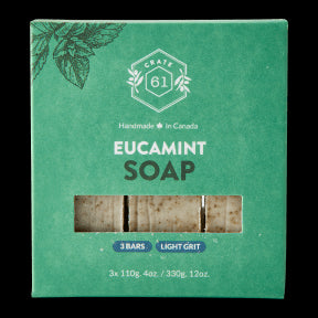 Crate 61 Organics Inc. - Eucamint Bar Soap (3pk 8)