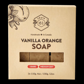 Crate 61 Organics Inc. - Vanilla Orange Bar Soap (3pk 8)