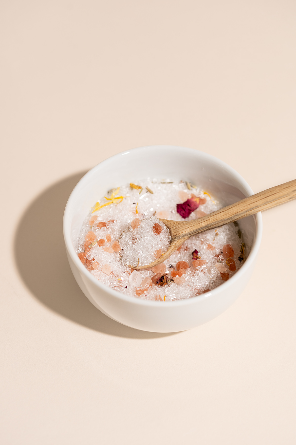 Geranium & Lavender Bath Salts – 750g Himalayan Pink Salt, Epsom Salt, Essential Oils & Botanicals