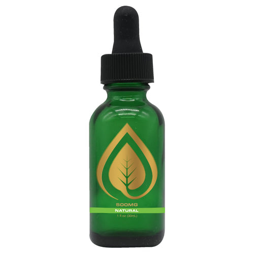 CBD Active MCT/CBD Tincture 500 mg  1 oz - Natural (unflavored), Sweet Grape, Pineapple Smoothie, and Peach Mango - Free Shipping