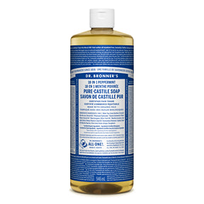 Dr. Bronner's Magic Soap - Peppermint Pure-Castile Liquid Soap (946ml 12)