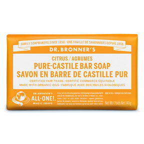 Dr. Bronner's Magic Soap - Citrus Pure-Castile Bar Soap (140g 72)