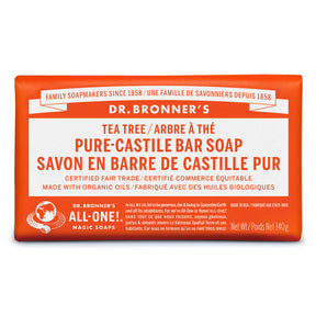 Dr. Bronner's Magic Soap - Tea Tree Pure-Castile Bar Soap (140g 72)