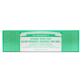 Dr. Bronner's Magic Soap - Spearmint ALL-ONE Toothpaste (140g 12)