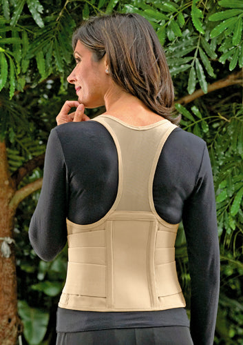 Cincher Female Back Support Tan – Adjustable Lumbar Support & Posture Corrector