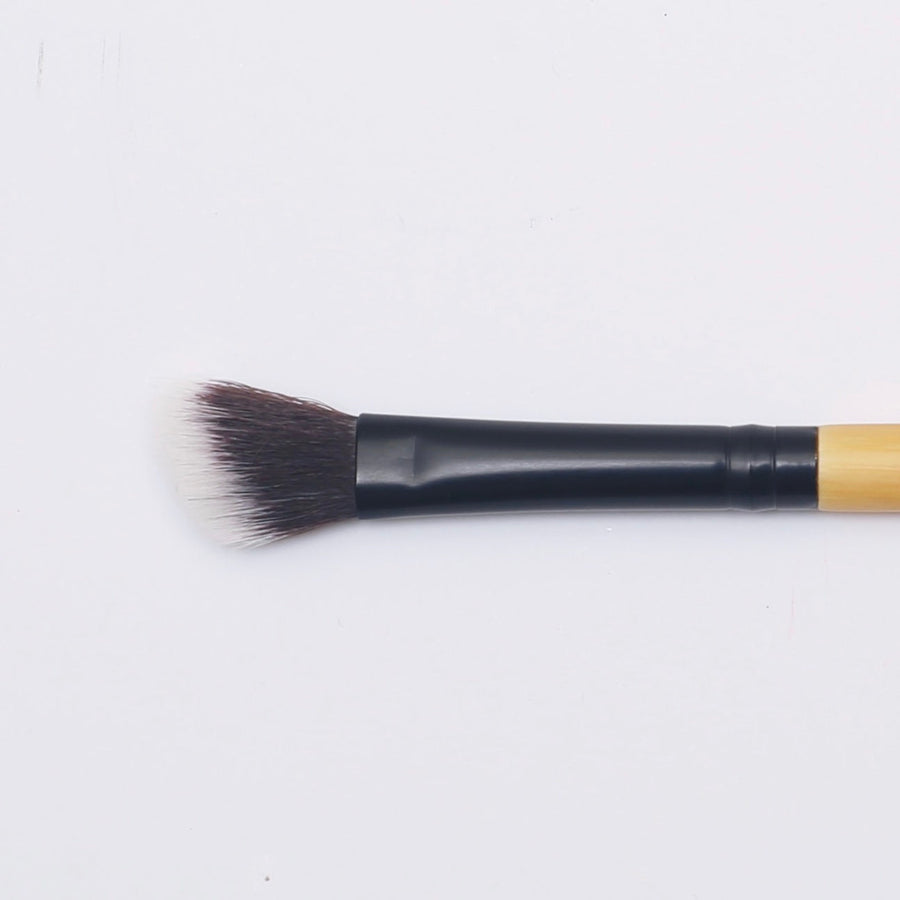 Angled Blending Bamboo Makeup Brush Vegan and Eco friendly