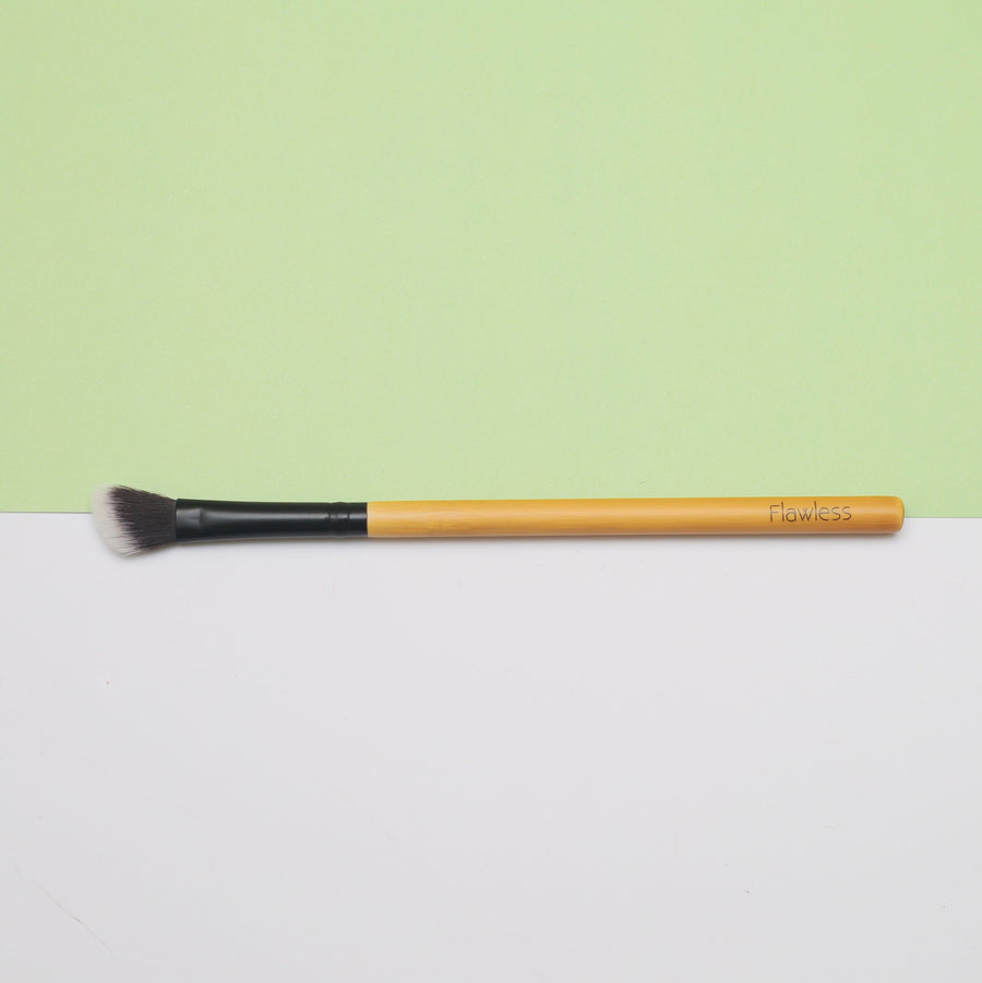 Angled Blending Bamboo Makeup Brush Vegan and Eco friendly