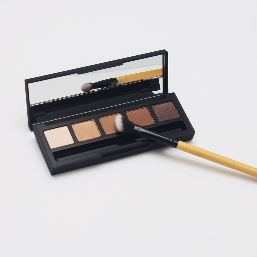 Angled Blending Bamboo Makeup Brush Vegan and Eco friendly